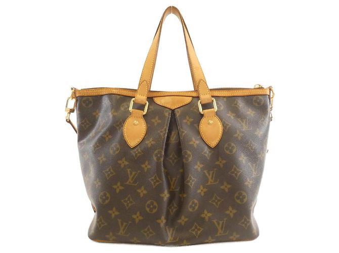 Borsa Louis Vuitton Monogram Palermo PM Marrone - vista 2