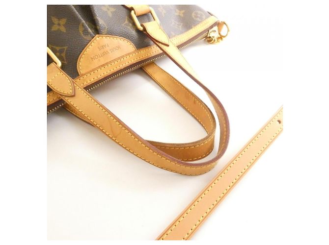 Borsa Louis Vuitton Monogram Palermo PM Marrone - vista 4