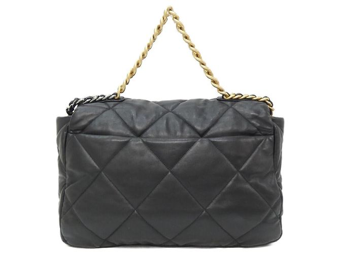 Borsa a Spalla Chanel 19 AS1162 Nero - vista 2