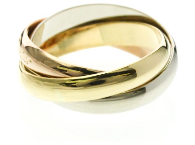 Anello di moda Cartier Trinity D'oro - vista 2
