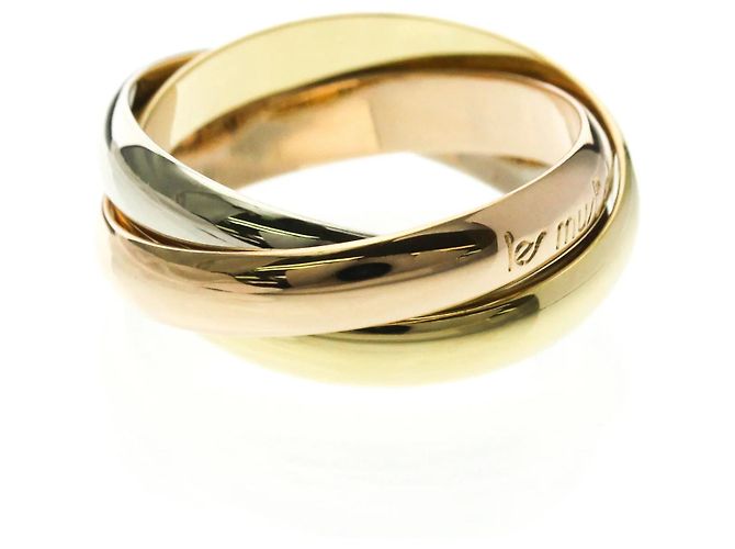 Anello di moda Cartier Trinity D'oro - vista 4