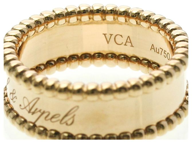 Anillo Perle Signature Van Cleef & Arpels Dorado - vista 6