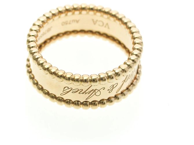 Anillo Perle Signature Van Cleef & Arpels Dorado - vista 9