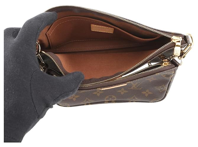 Louis Vuitton Monogram Multi Pochette Accessori Cachi - vista 5
