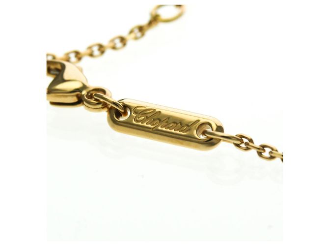 Collar Péndulo Chopard Happy Diamonds Dorado - vista 10