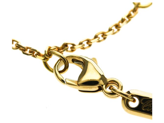 Collar Péndulo Chopard Happy Diamonds Dorado - vista 12