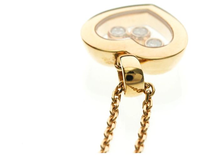 Collar Péndulo Chopard Happy Diamonds Dorado - vista 6