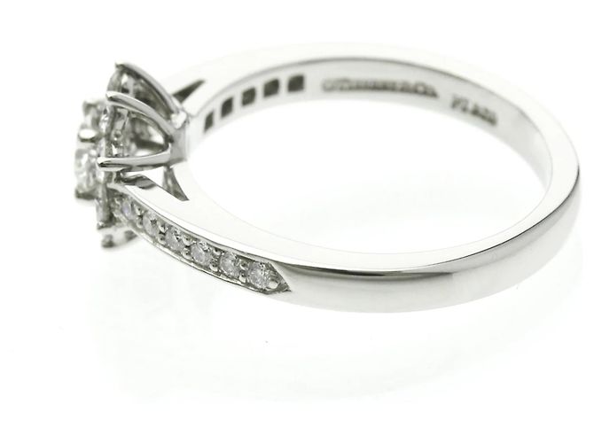 Tiffany & Co Tiffany Flora Diamantring aus Platin Silber - Ansicht 2