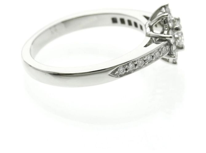 Tiffany & Co Tiffany Flora Diamantring aus Platin Silber - Ansicht 4