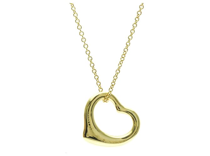 Tiffany & Co Collana Pendente Cuore Aperto Tiffany D'oro - vista 2