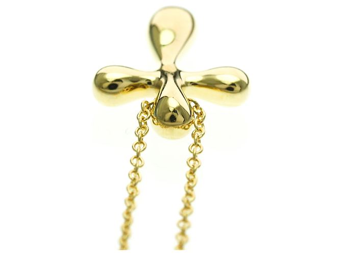 Tiffany & Co Collana croce piccola Tiffany in oro giallo 18K D'oro - vista 6