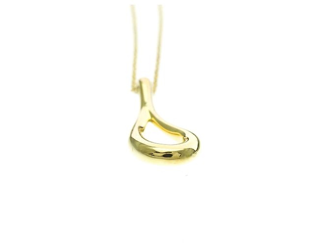 Elsa Peretti Tiffany & Co Collana a goccia aperta Tiffany in oro giallo 18K D'oro - vista 4