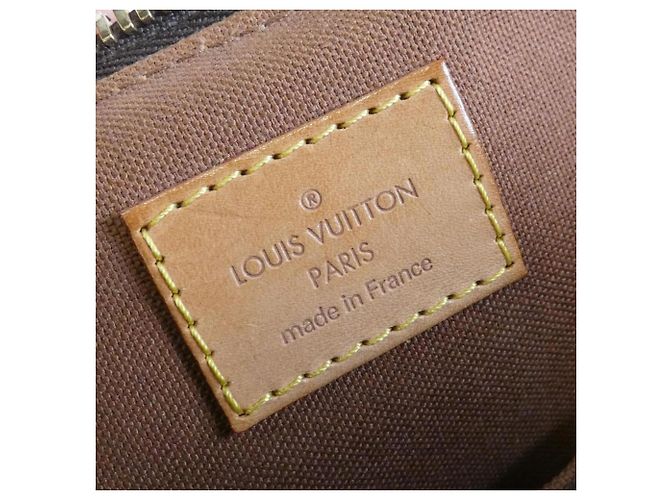 Borsa Louis Vuitton Monogram Palermo PM Marrone - vista 10