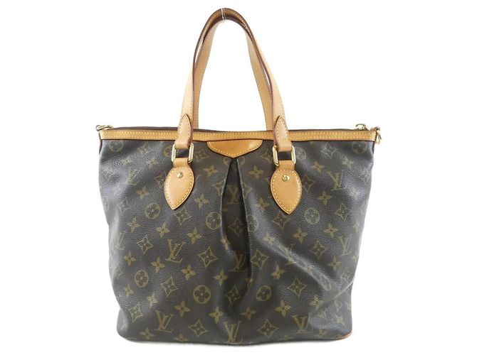 Borsa Louis Vuitton Monogram Palermo PM Marrone - vista 2