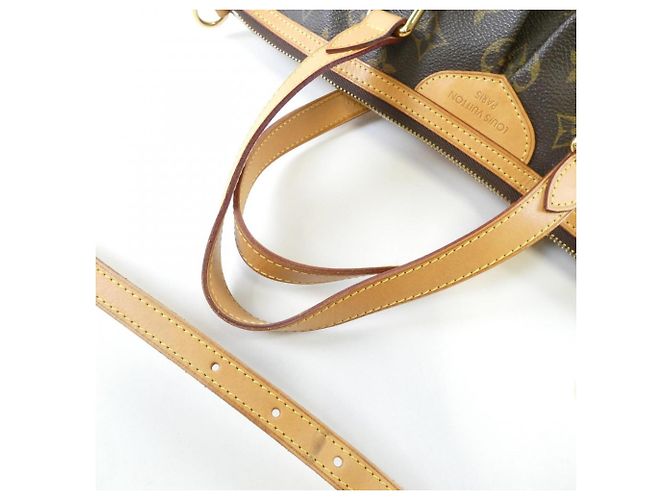Borsa Louis Vuitton Monogram Palermo PM Marrone - vista 7
