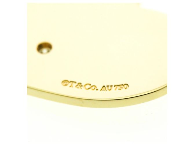 Tiffany & Co Collana pendente a cuore Tiffany in oro giallo 18K con diamante D'oro - vista 8