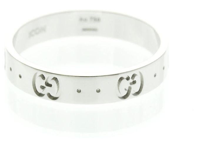 Anello in oro bianco 18K Gucci Icon Argento - vista 2