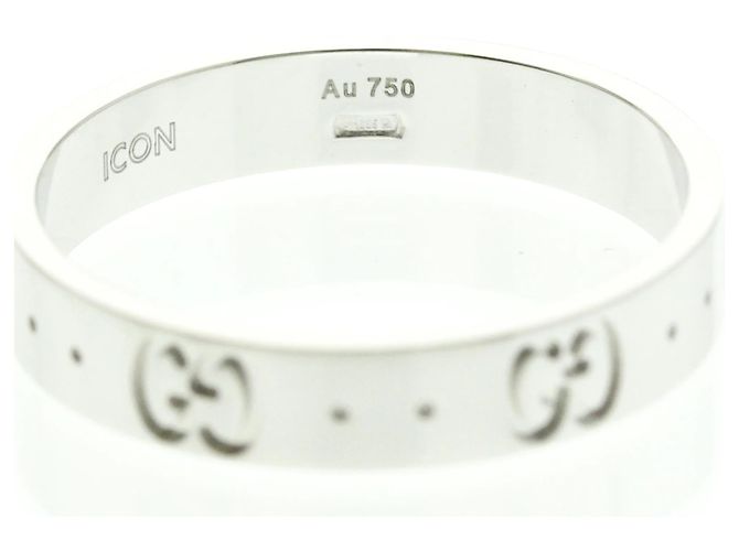 Anello in oro bianco 18K Gucci Icon Argento - vista 6