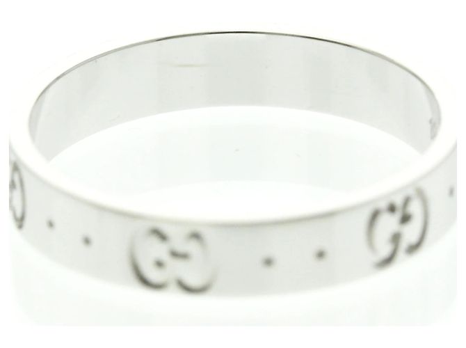 Anello in oro bianco 18K Gucci Icon Argento - vista 8