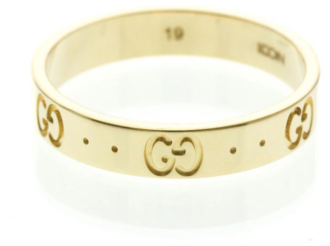 Anello in oro giallo 18K Gucci Icon D'oro - vista 3