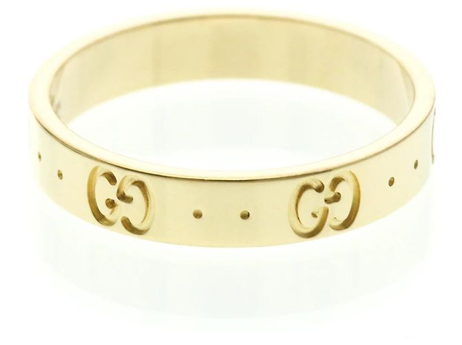 Anello in oro giallo 18K Gucci Icon D'oro - vista 4