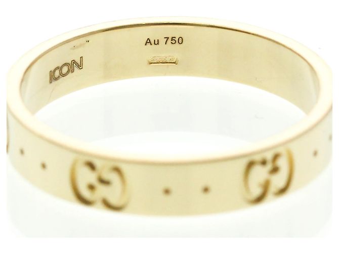 Anello in oro giallo 18K Gucci Icon D'oro - vista 6