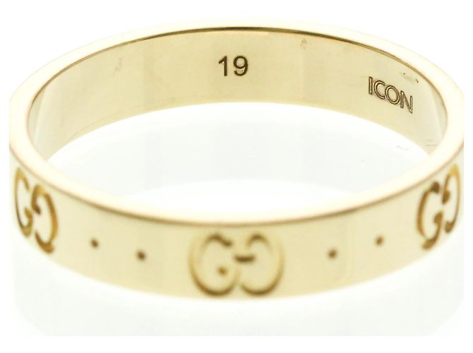 Anello in oro giallo 18K Gucci Icon D'oro - vista 7