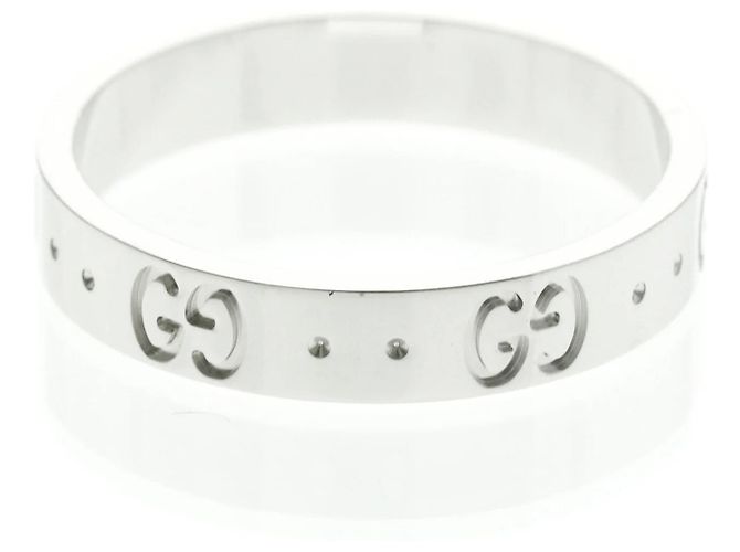 Anello in oro bianco 18K Gucci Icon Argento - vista 4