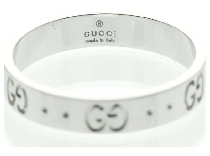 Anello in oro bianco 18K Gucci Icon Argento - vista 5