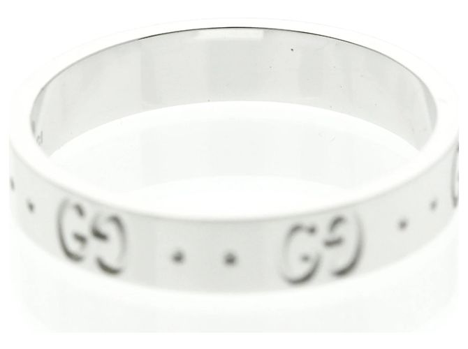 Anello in oro bianco 18K Gucci Icon Argento - vista 8