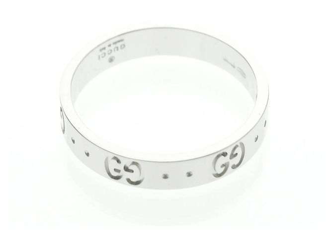 Anello in oro bianco 18K Gucci Icon Argento - vista 9