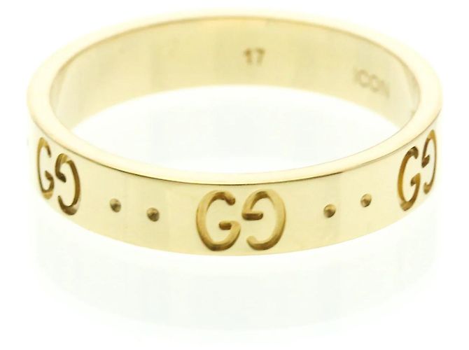 Anello in oro giallo 18K Gucci Icon D'oro - vista 3