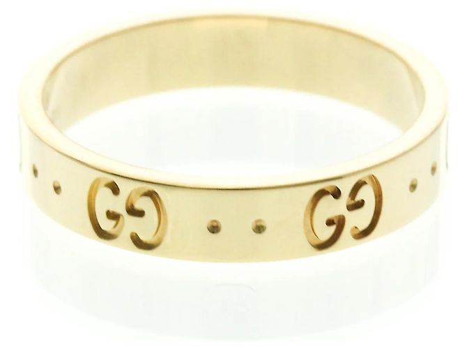 Anello in oro giallo 18K Gucci Icon D'oro - vista 4