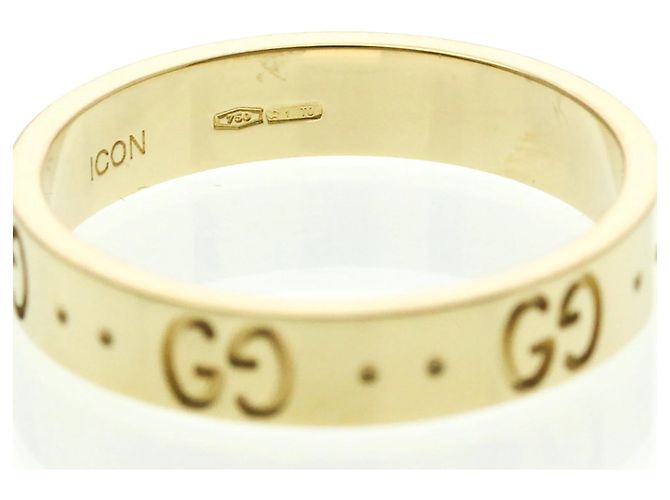 Anello in oro giallo 18K Gucci Icon D'oro - vista 6