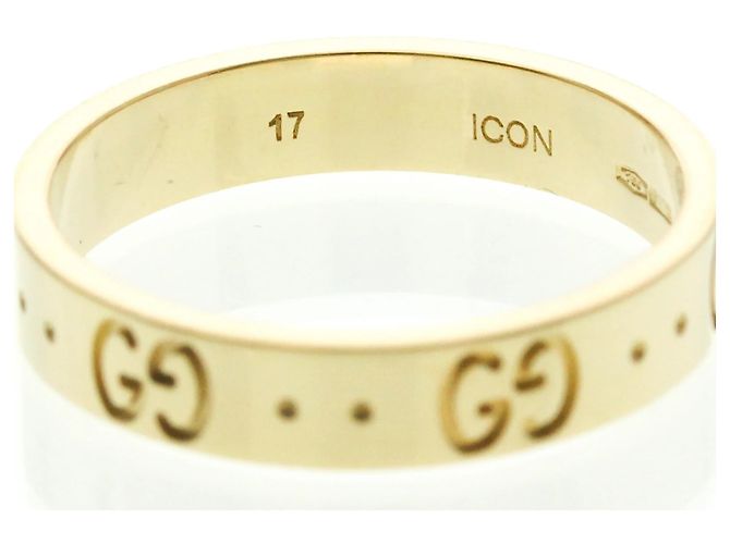 Anello in oro giallo 18K Gucci Icon D'oro - vista 7