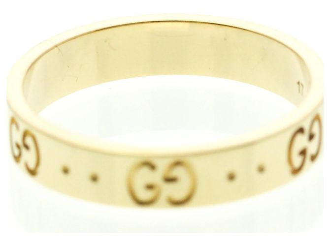 Anello in oro giallo 18K Gucci Icon D'oro - vista 8