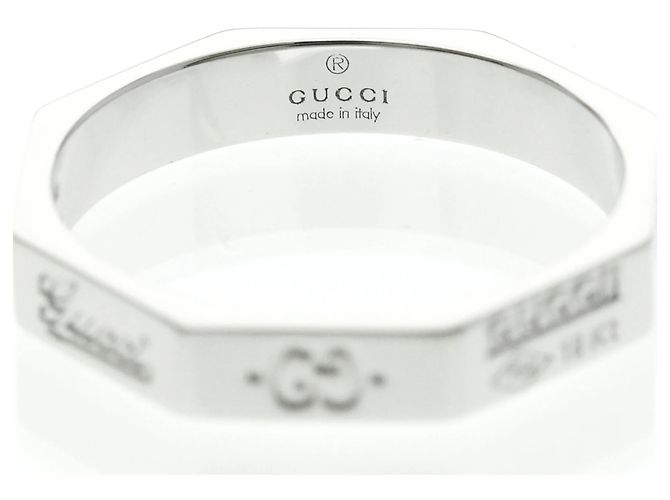 Anello Ottagonale Gucci Argento - vista 6