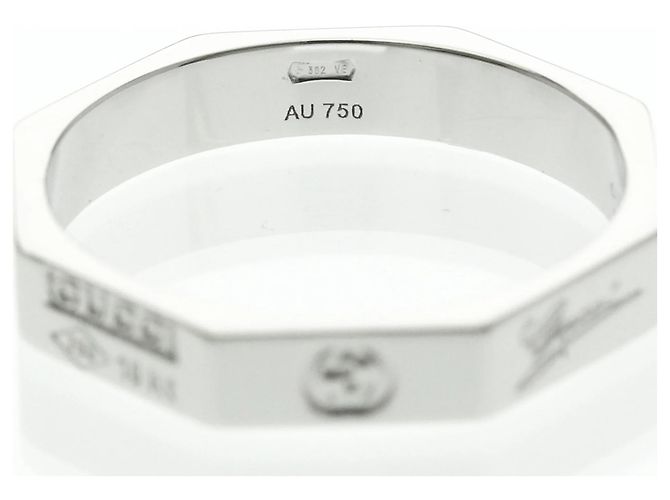 Anello Ottagonale Gucci Argento - vista 7
