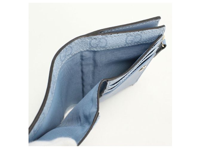 Billetera bi-fold Gucci azul - vista 4