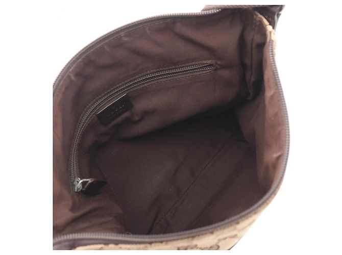 Gucci GG Canvas Schultertasche Braun Beige - Ansicht 3