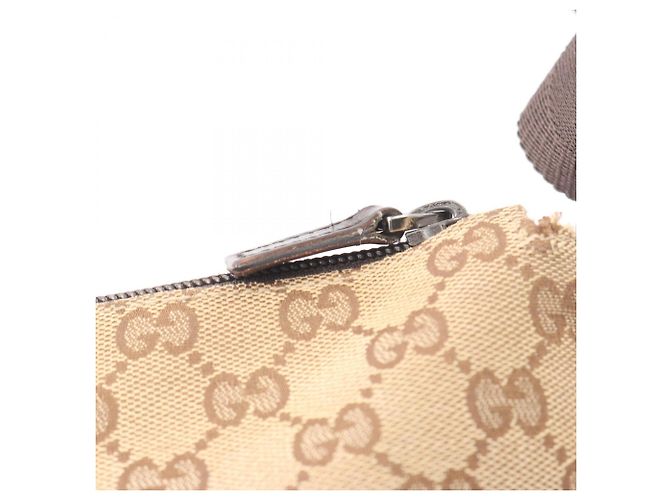 Gucci GG Canvas Schultertasche Braun Beige - Ansicht 7
