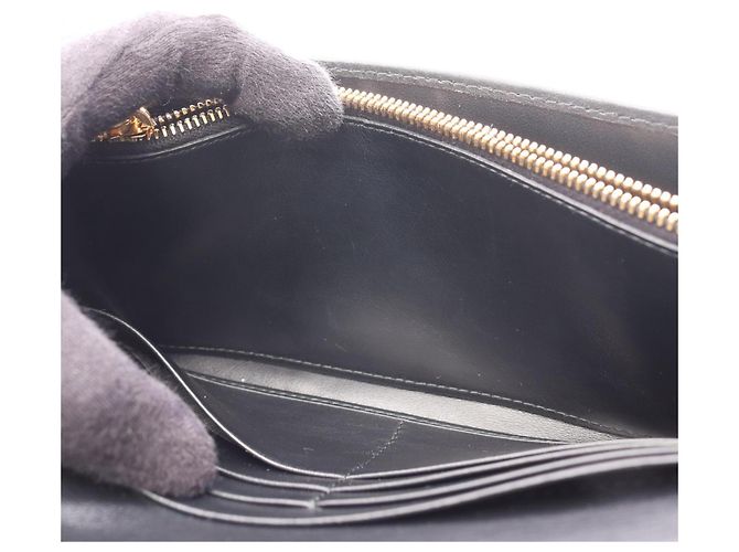 Prada VELLUTO RICAMO Bifold-Langbörse Schwarz Mehrfarben - Ansicht 6