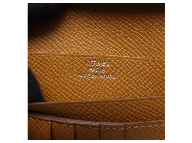Billetera compacta Bearn de doble pliegue Hermès Castaño - vista 4