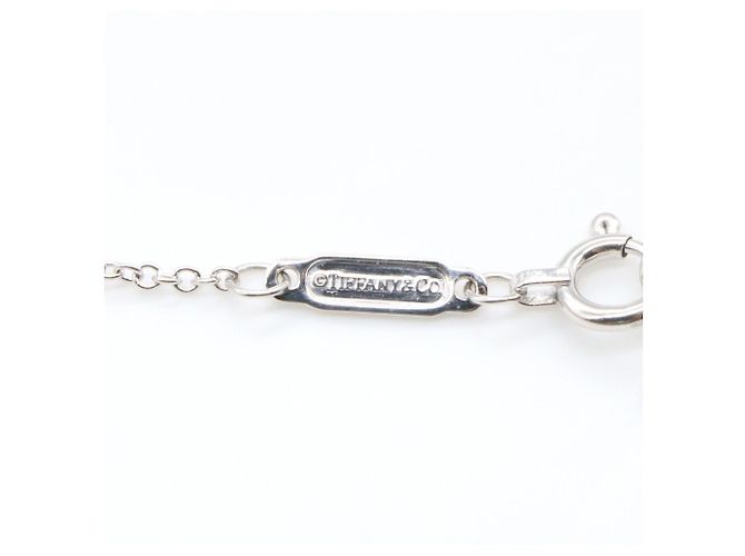 Collana T Smile Small in Oro Bianco di Tiffany & Co. Argento - vista 3