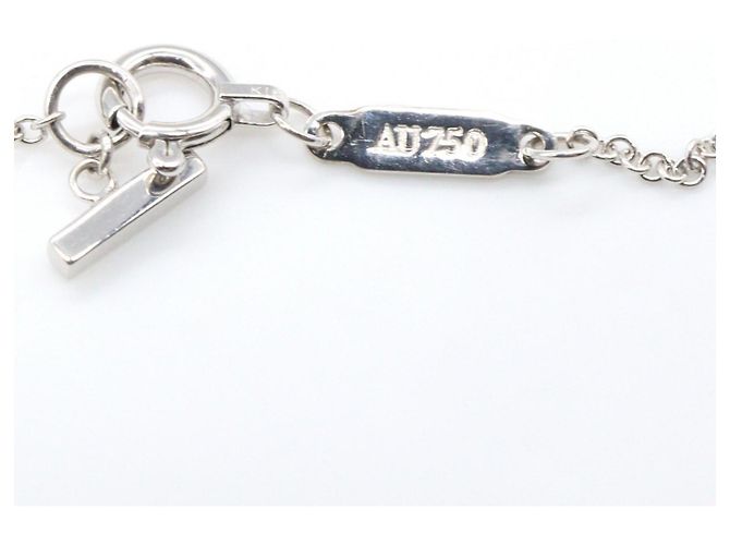 Collana T Smile Small in Oro Bianco di Tiffany & Co. Argento - vista 4