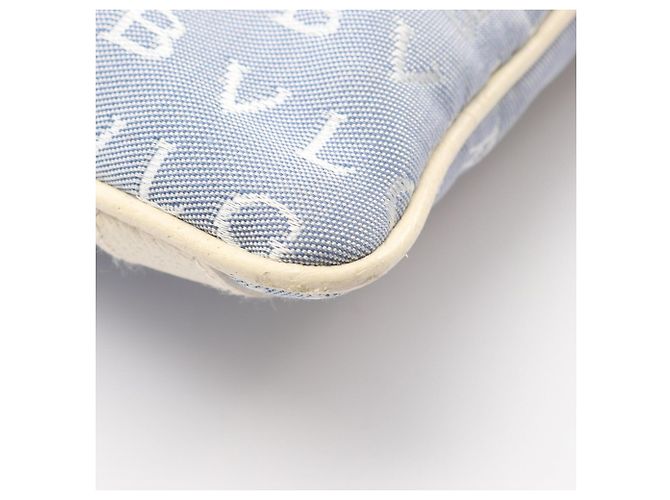 Bulgari Borsa a Spalla Bvlgari Logo Mania Bianco Blu - vista 7
