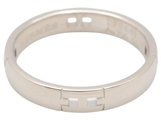 Ring Anello Hermès Ercole in oro bianco 18K Argento - vista 3