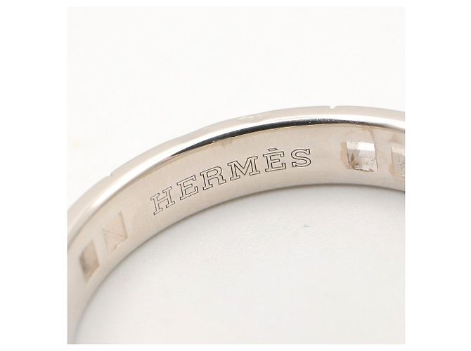 Ring Anello Hermès Ercole in oro bianco 18K Argento - vista 4