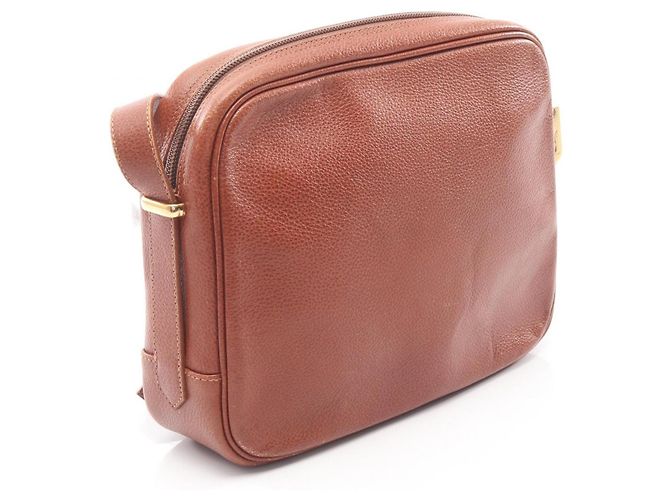 Borsa a spalla in pelle marrone Saint Laurent - vista 2