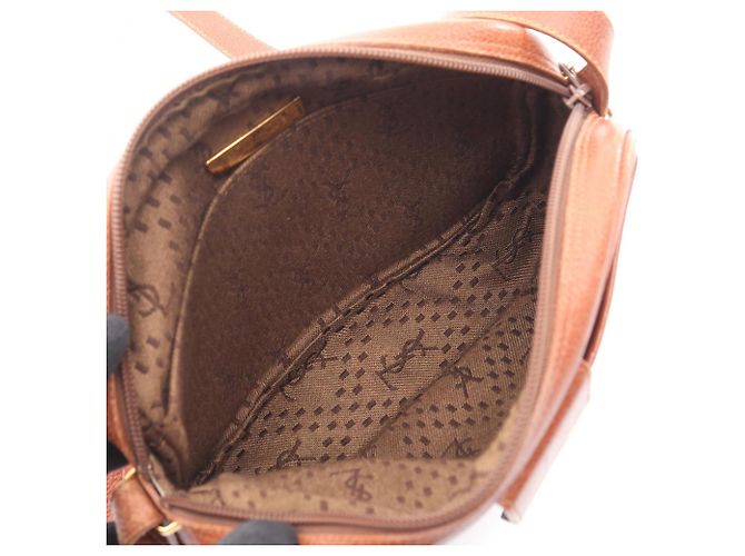 Borsa a spalla in pelle marrone Saint Laurent - vista 3